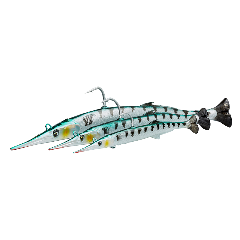 Savage gear 3D Needlefish Pulsetail Soft Lure 140 mm 12g 2+1 Units  Multicolor