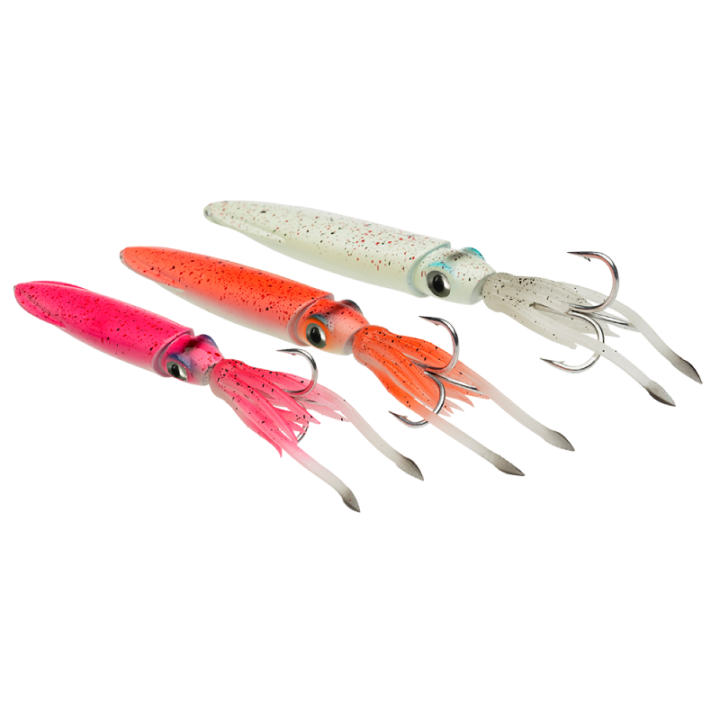 High Quality 18cm 19g Squid 3d Printed Fishing Lures Kit With 3D