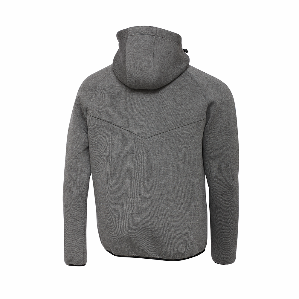 grey tek gear hoodie, size large. super - Depop