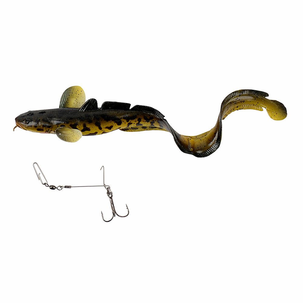 Savage Gear 3D Burbot Ribbontail Fishing Bait, 8 oz, Walleye, Realistic  Contours & Movement, Durable Construction, Hybrid Line Thru Design,  Built-in