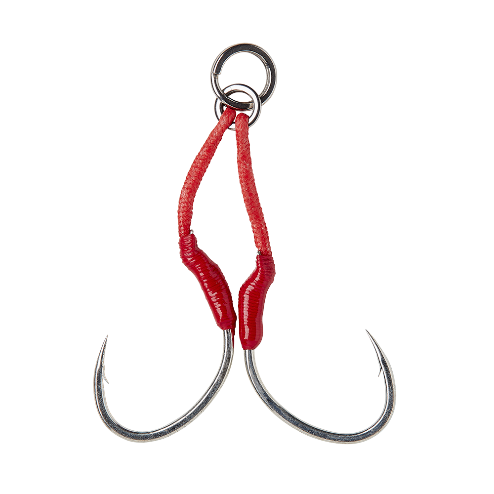 Feather Hook Fishing Hooks Barbed Blood Slot Hook Barbed Hook Assist Hook