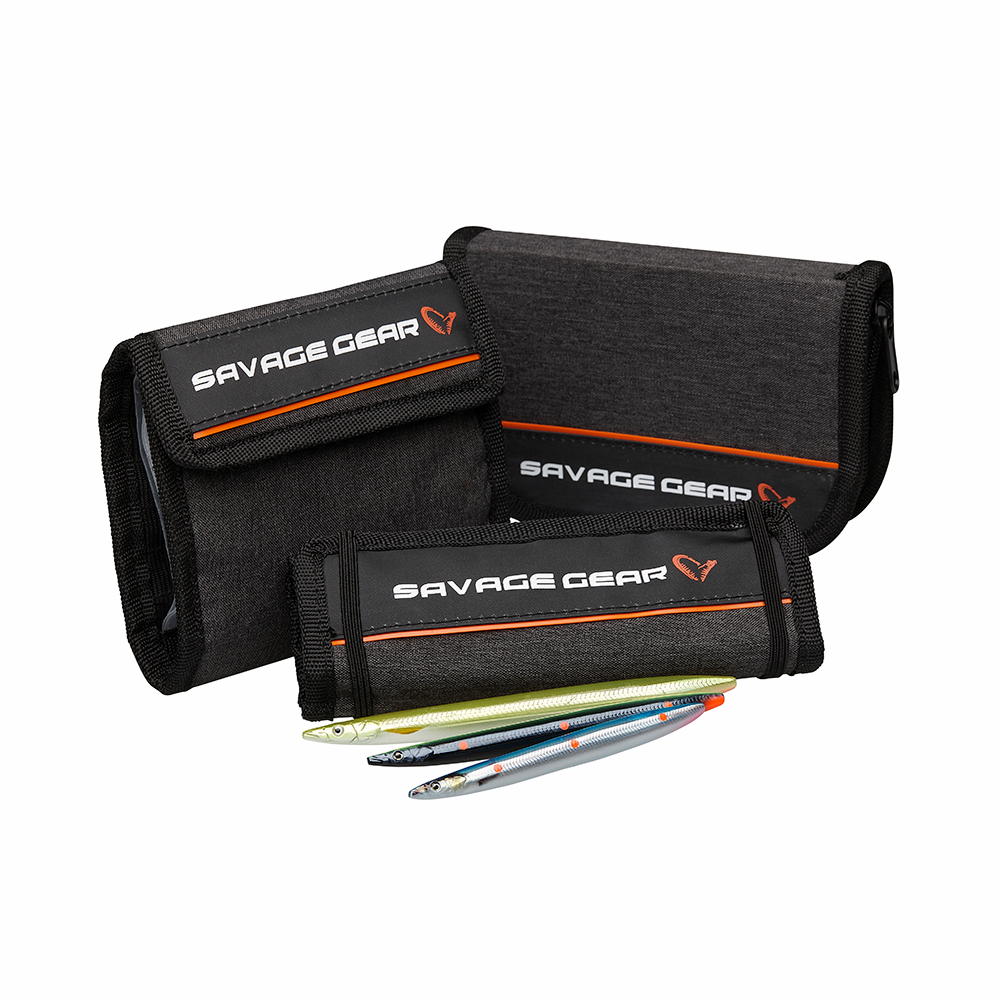 Savage Gear Zipper Wallet 1 hält 12 & Schaumstoff 17cm x 11 cm PVC Teiler NEU 2021 